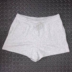 Gray Sweatpants Shorts